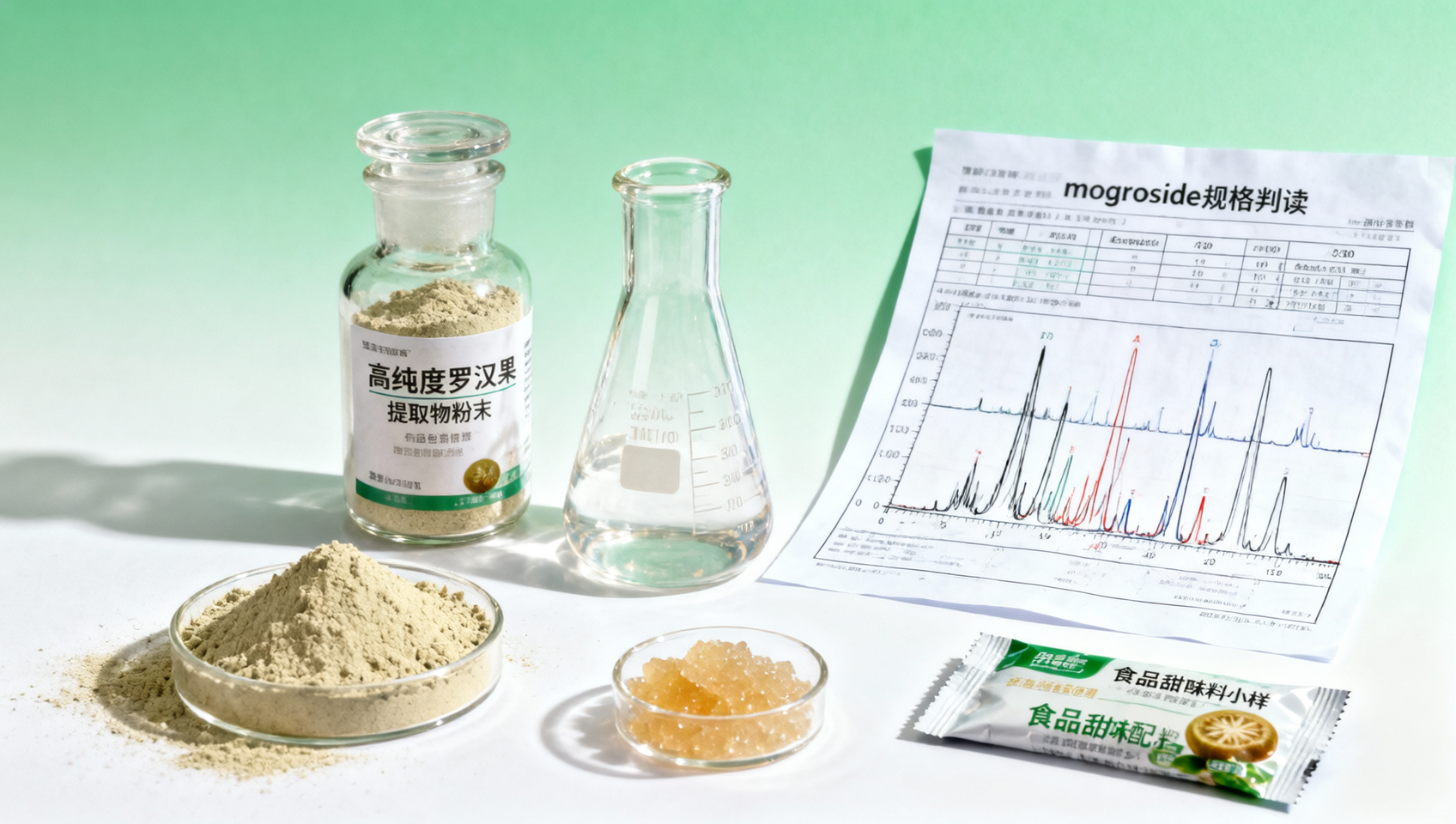 How to read monk fruit extract mogroside specs