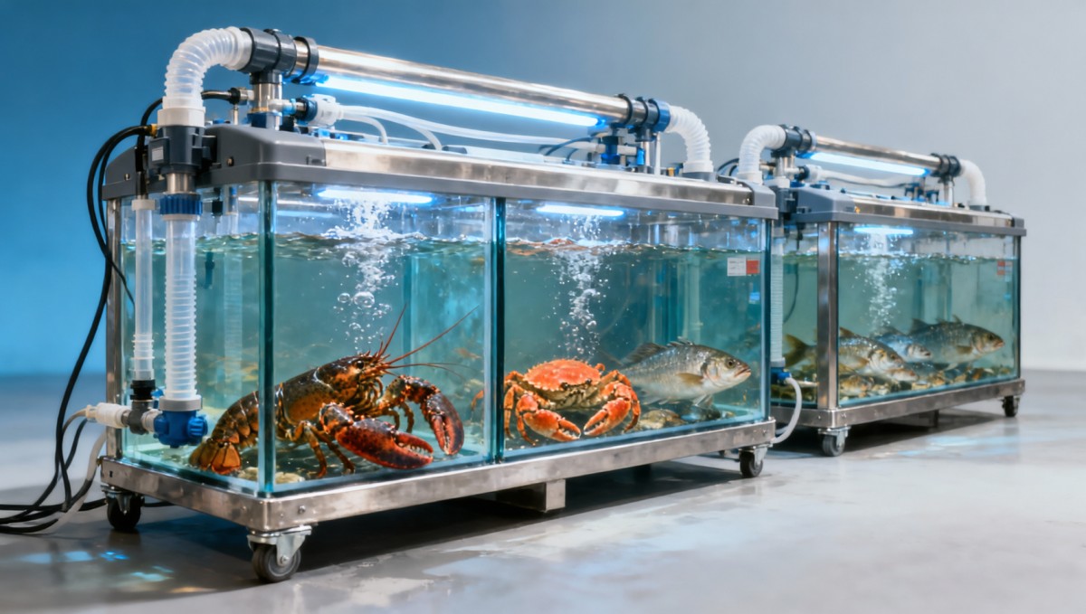 Live Seafood Holding Tanks That Reduce Stress During Transport Live Seafood Holding Tanks That Reduce Stress During Transport
