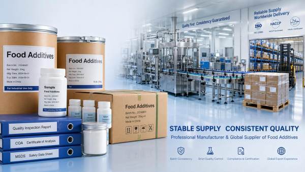 Food additives manufacturer selection for stable repeat orders Food additives manufacturer selection for stable repeat orders