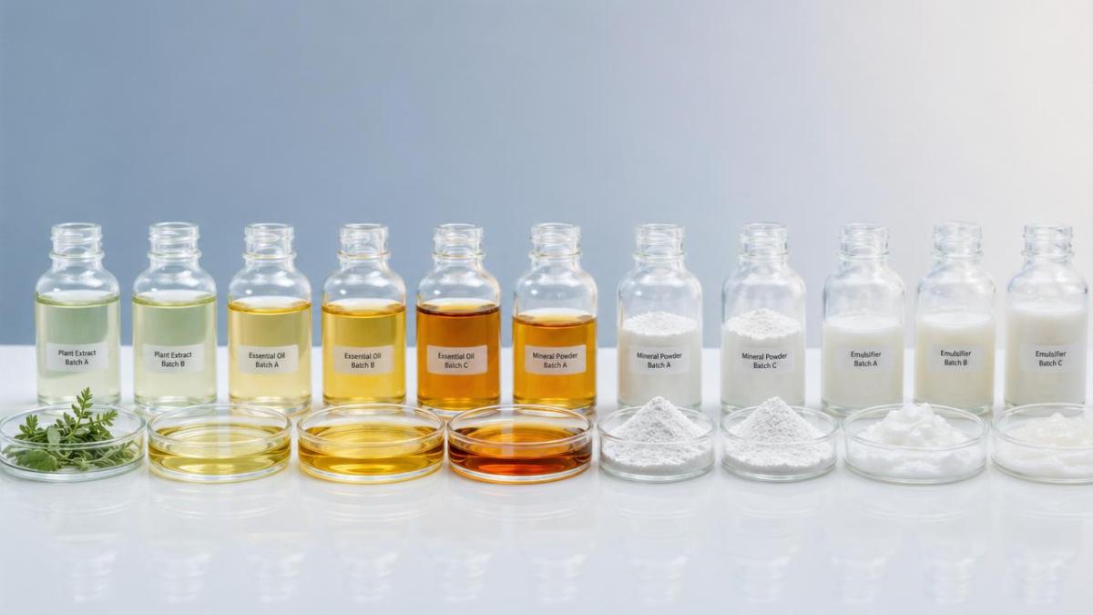 Cosmetic raw materials bulk: what causes shade variation Cosmetic raw materials bulk: what causes shade variation