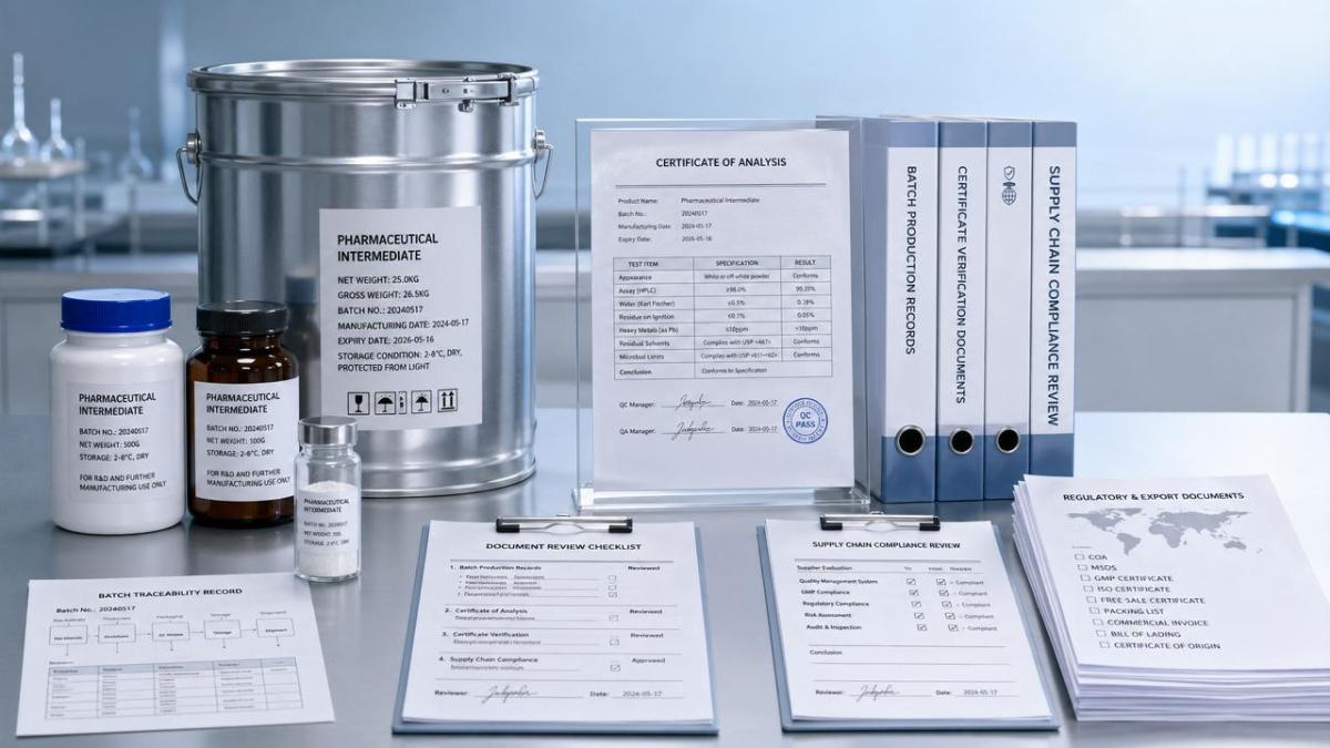 Pharmaceutical intermediates wholesale: spotting weak documentation Pharmaceutical intermediates wholesale: spotting weak documentation