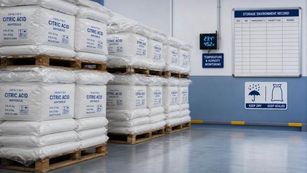 Bulk citric acid anhydrous: why caking risk matters in storage Bulk citric acid anhydrous: why caking risk matters in storage