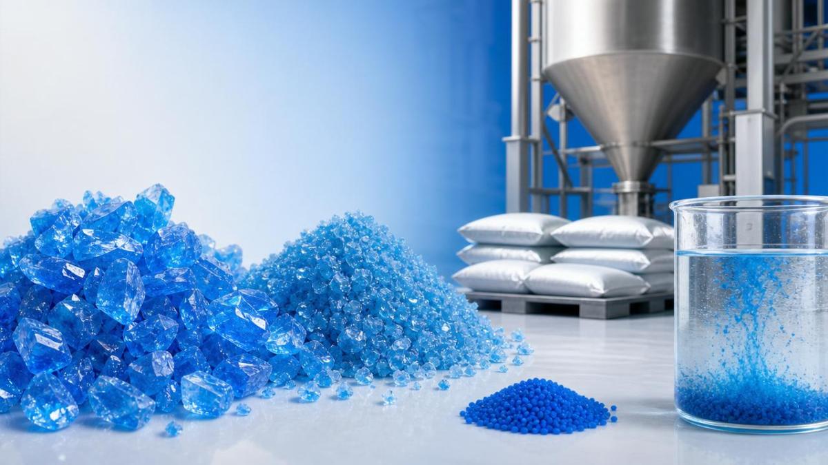 Wholesale Copper Sulfate: Crystal Form Can Change Handling Wholesale Copper Sulfate: Crystal Form Can Change Handling