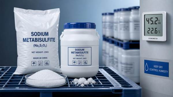 Bulk sodium metabisulfite: moisture issues that shorten shelf life Bulk sodium metabisulfite: moisture issues that shorten shelf life