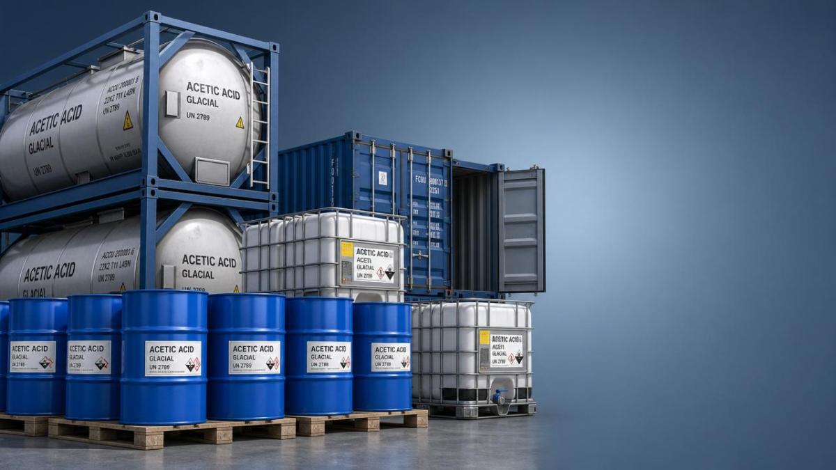 Wholesale glacial acetic acid: packaging choices and freight tradeoffs Wholesale glacial acetic acid: packaging choices and freight tradeoffs