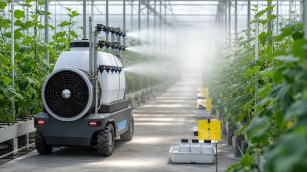 Agricultural fogging machines: where coverage and safety conflict Agricultural fogging machines: where coverage and safety conflict