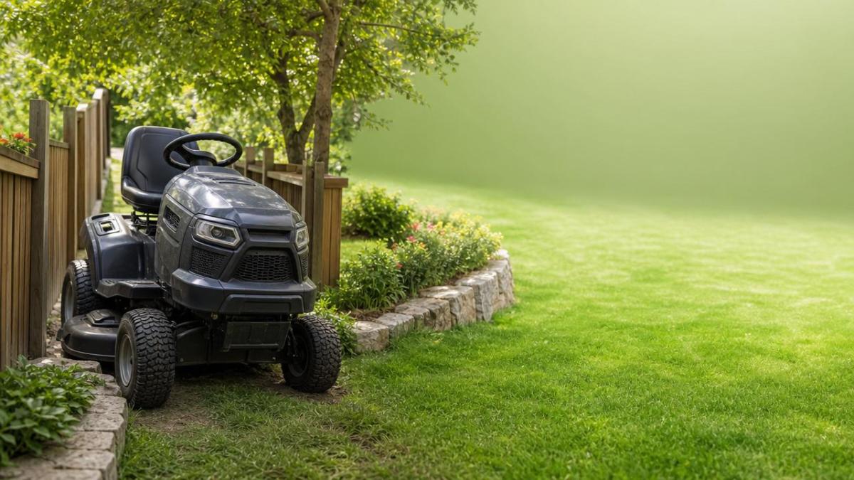 Riding ride on mowers: signs a machine is too large for the site Riding ride on mowers: signs a machine is too large for the site