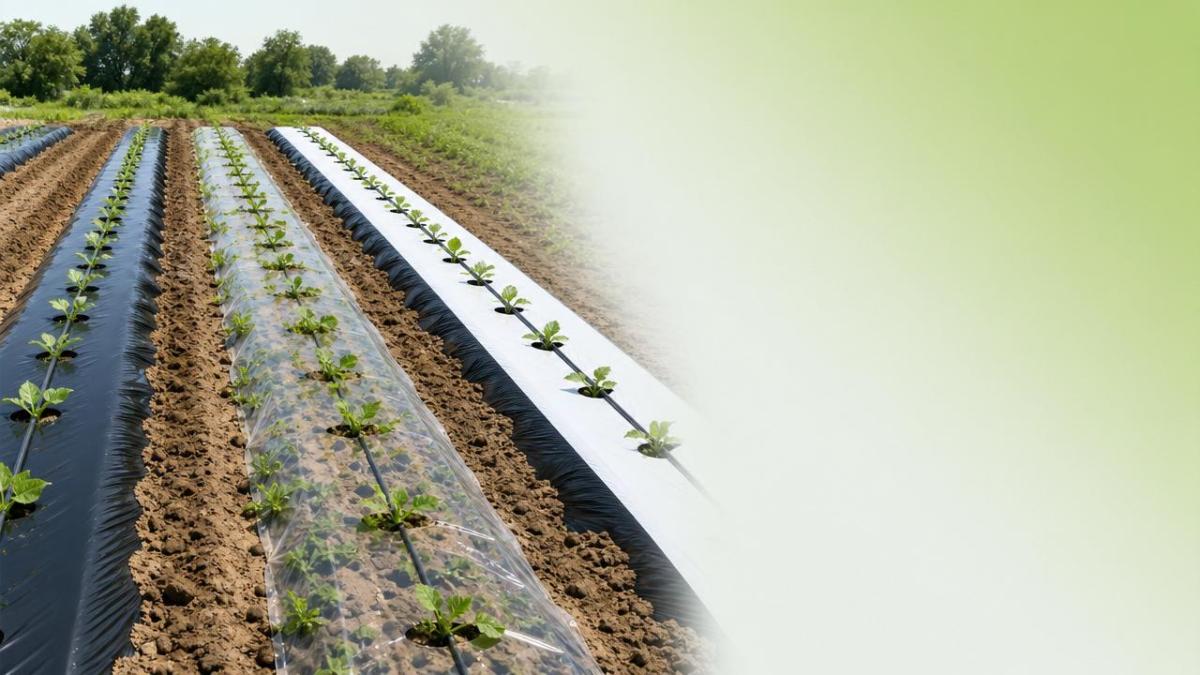 Agricultural plastic mulch film choices that change weed pressure Agricultural plastic mulch film choices that change weed pressure