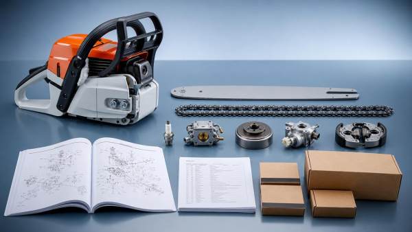 A chainsaw manufacturer is only as good as its parts support A chainsaw manufacturer is only as good as its parts support