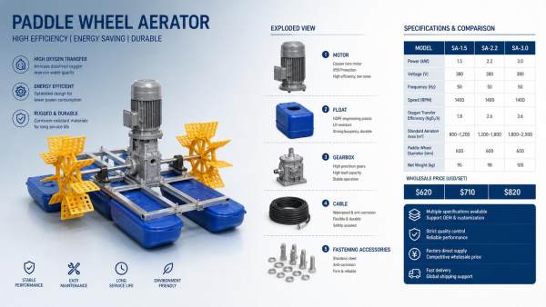 When paddle wheel aerator wholesale pricing becomes misleading