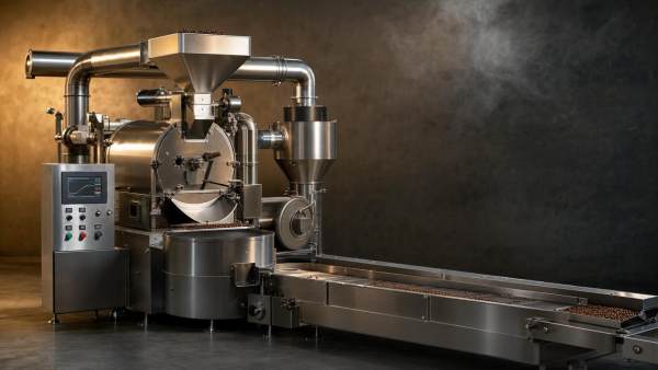 Cocoa bean roaster commercial settings that affect flavor consistency