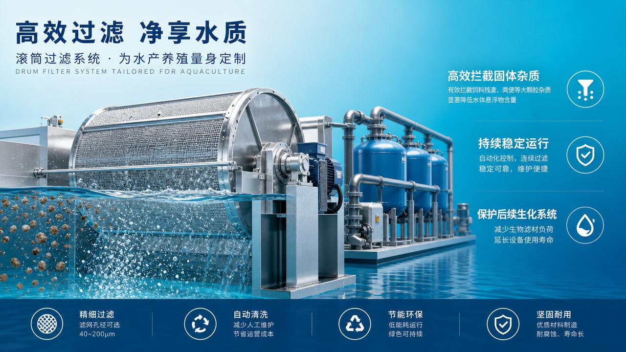 Aquaculture drum filters and the solids load they often miss