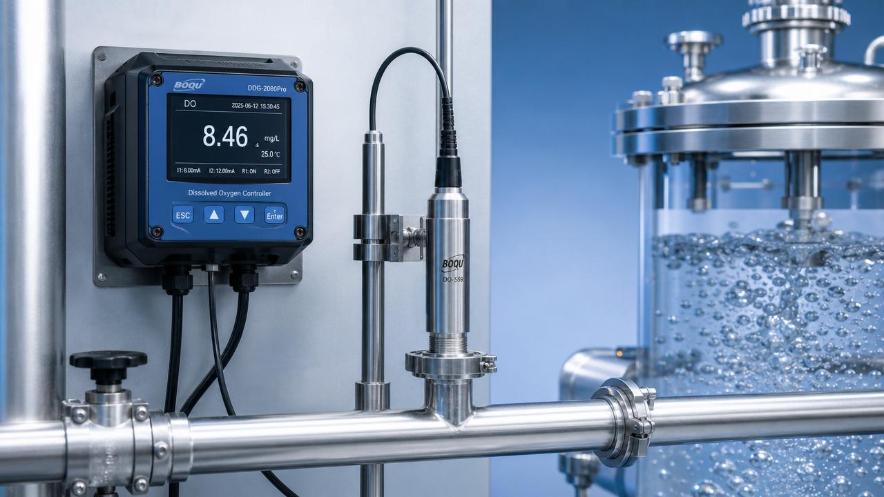 Dissolved oxygen controller alarms that point to sensor drift
