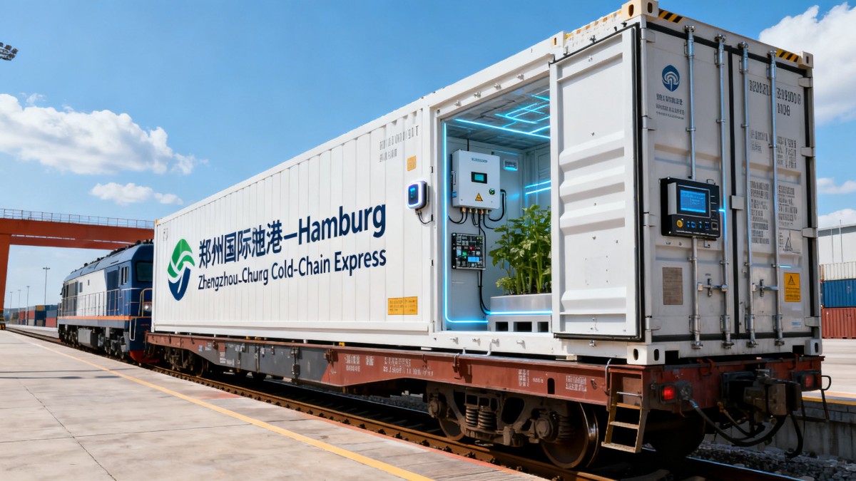 Zhengzhou–Hamburg China-Europe Railway Launches Cold-Chain Express Zhengzhou–Hamburg China-Europe Railway Launches Cold-Chain Express