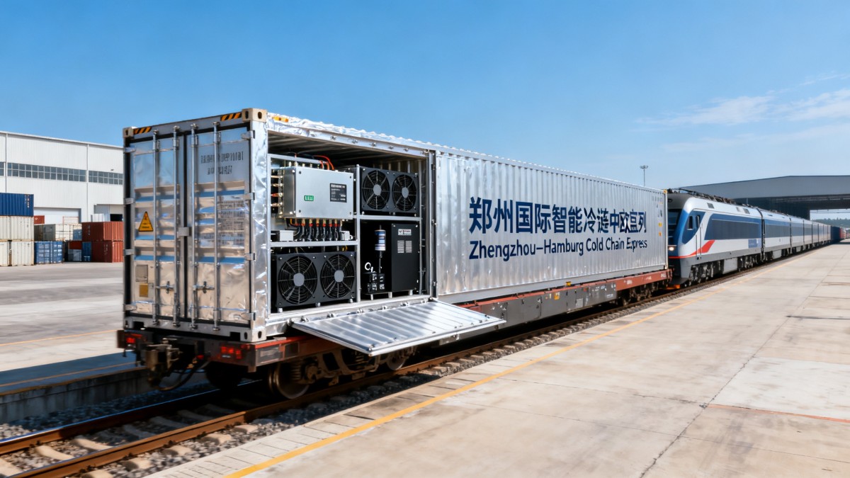 Zhengzhou–Hamburg Cold-Chain Train Cuts Smart Greenhouse Component Delivery to 18 Days Zhengzhou–Hamburg Cold-Chain Train Cuts Smart Greenhouse Component Delivery to 18 Days