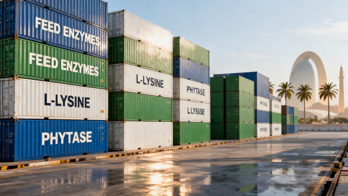 China's Feed Additives Export Up 12