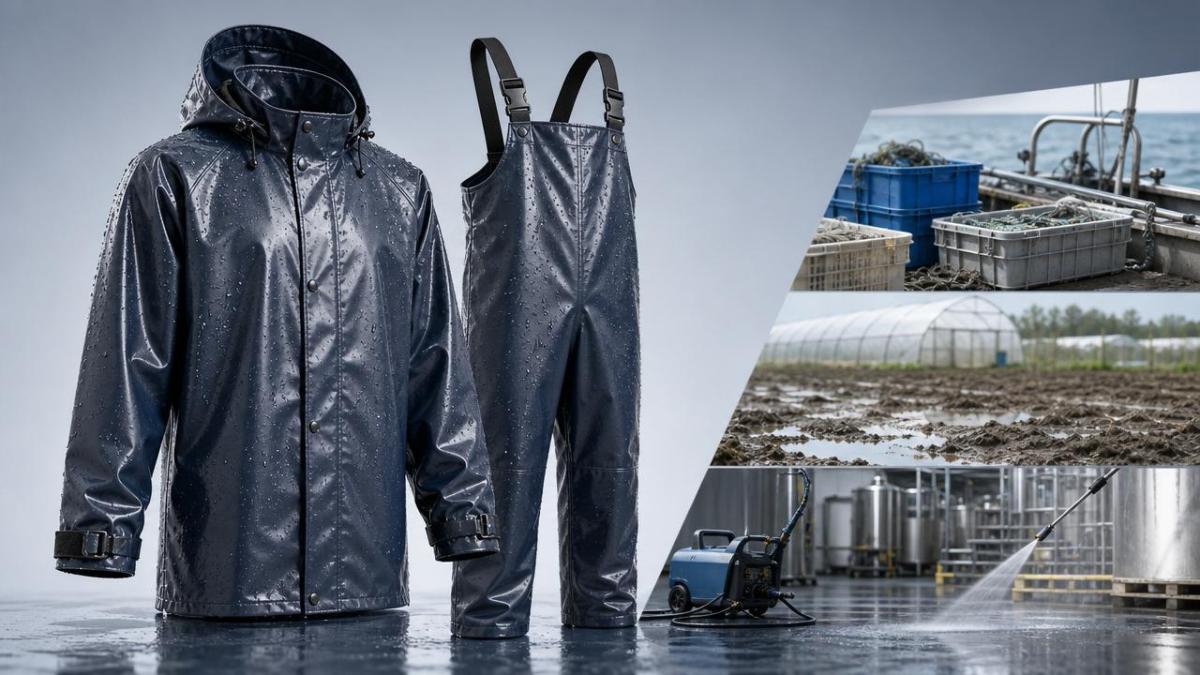 Heavy duty PVC rain gear is not all built the same Heavy duty PVC rain gear is not all built the same