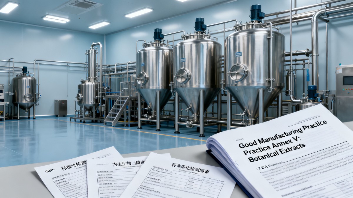 FDA Proposes GMP Annex V for Botanical Extracts FDA Proposes GMP Annex V for Botanical Extracts