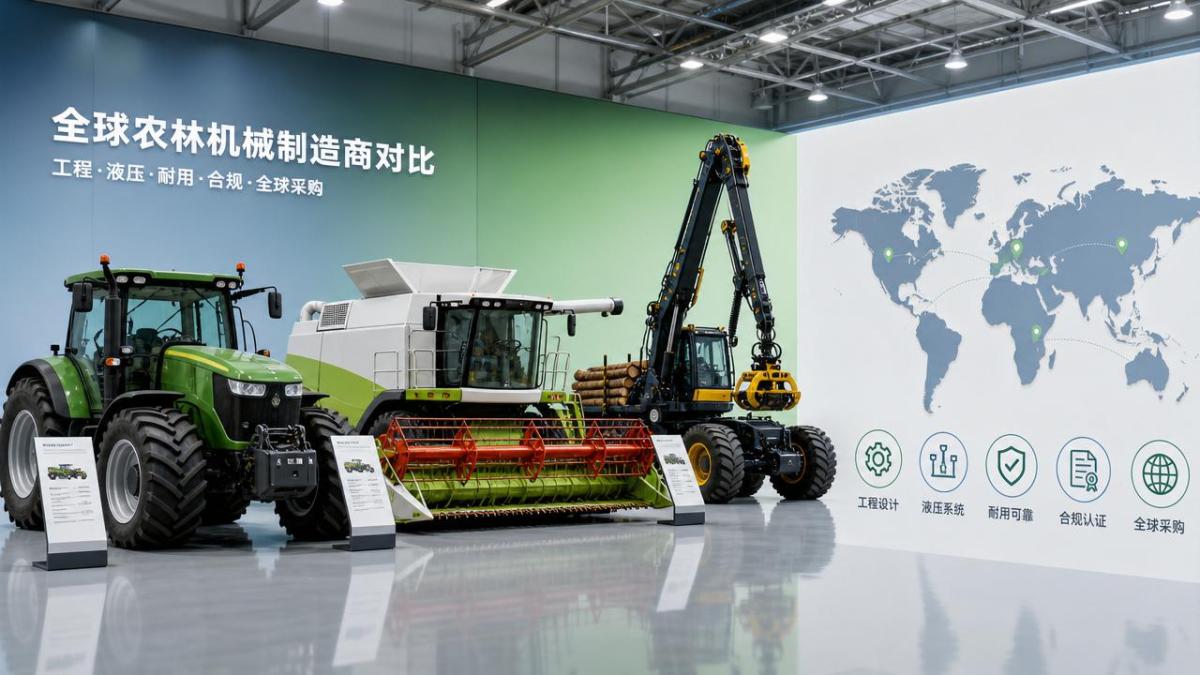 How to compare agri & forestry machinery manufacturers