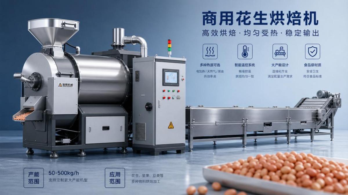 Commercial Peanut Roaster Buying Guide: Batch Size, Heat Source, and Output Commercial Peanut Roaster Buying Guide: Batch Size, Heat Source, and Output