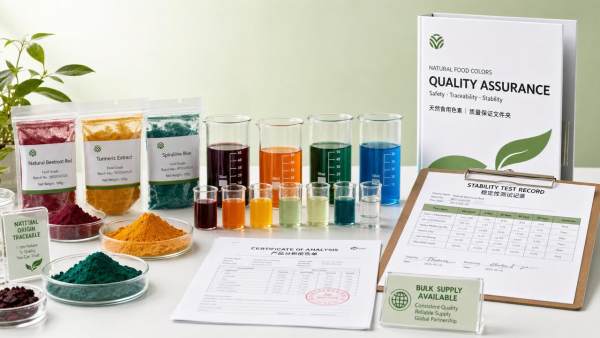 Natural Food Coloring Wholesale: How to Compare Source, Stability, and MOQ Natural Food Coloring Wholesale: How to Compare Source, Stability, and MOQ