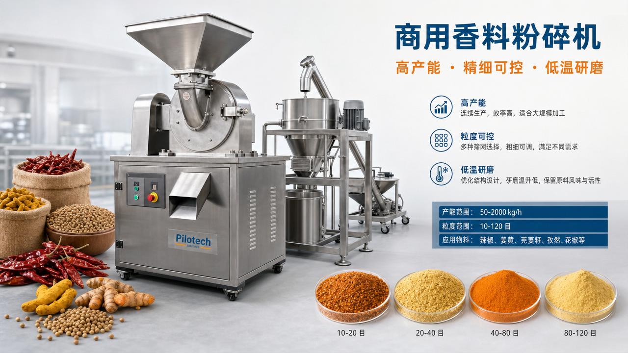 How to Choose a Commercial Spice Grinder for Capacity, Grind Size, and Heat Control