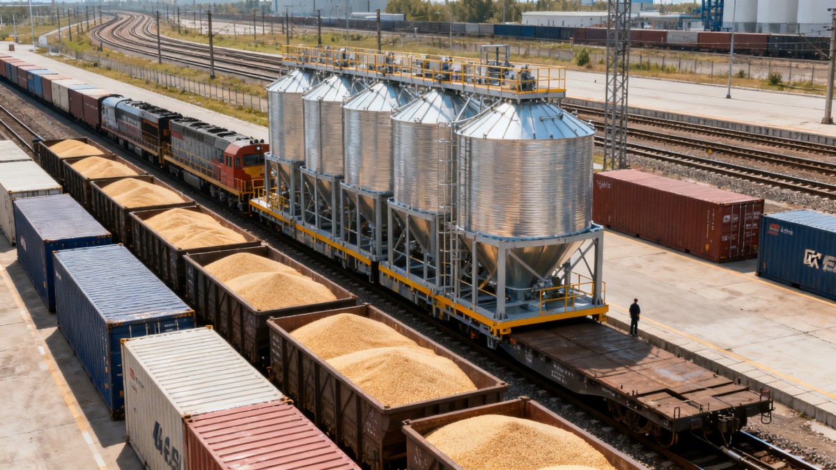Yiwu Rail Export Route Opens for Grain Silos to Afghanistan Yiwu Rail Export Route Opens for Grain Silos to Afghanistan
