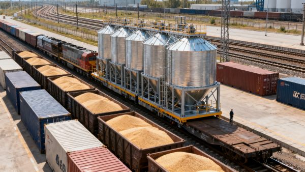 Yiwu Rail Export Route Opens for Grain Silos to Afghanistan Yiwu Rail Export Route Opens for Grain Silos to Afghanistan