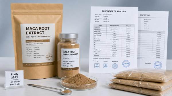 Maca Root Extract Bulk Buying Guide: Specs, Purity Grades, and MOQ Explained Maca Root Extract Bulk Buying Guide: Specs, Purity Grades, and MOQ Explained