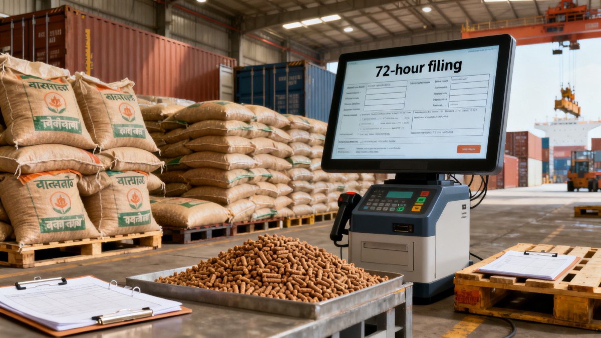 India Drops Local Feed Label Rule, Mandates E-Filing by July 15