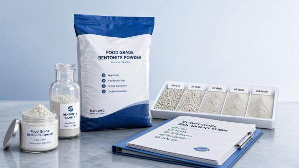 How to Choose Food Grade Bentonite Clay: Purity, Particle Size, and Compliance