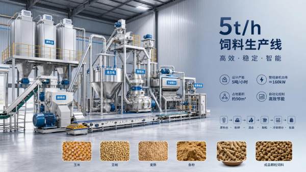 5 TPH Feed Milling Machinery Selection Guide: Output, Power, and Line Configuration