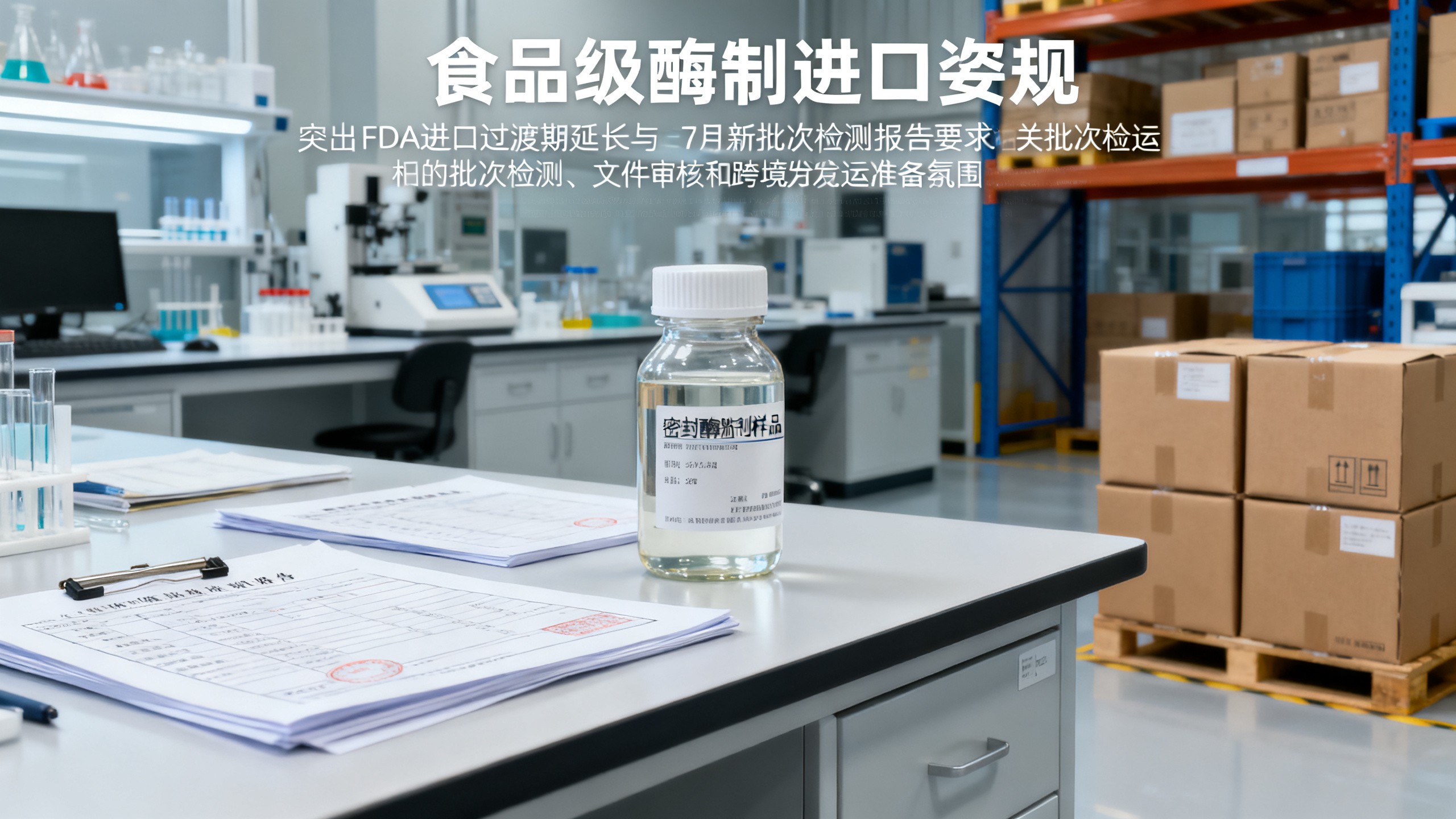 FDA Extends Food Enzyme Import Transition, Adds July Test Report Rule