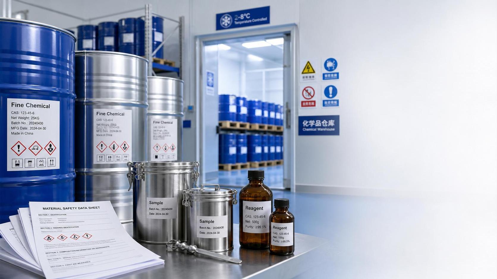 API Intermediates MSDS Explained: Key Safety Sections, Storage Limits, and Handling Risks