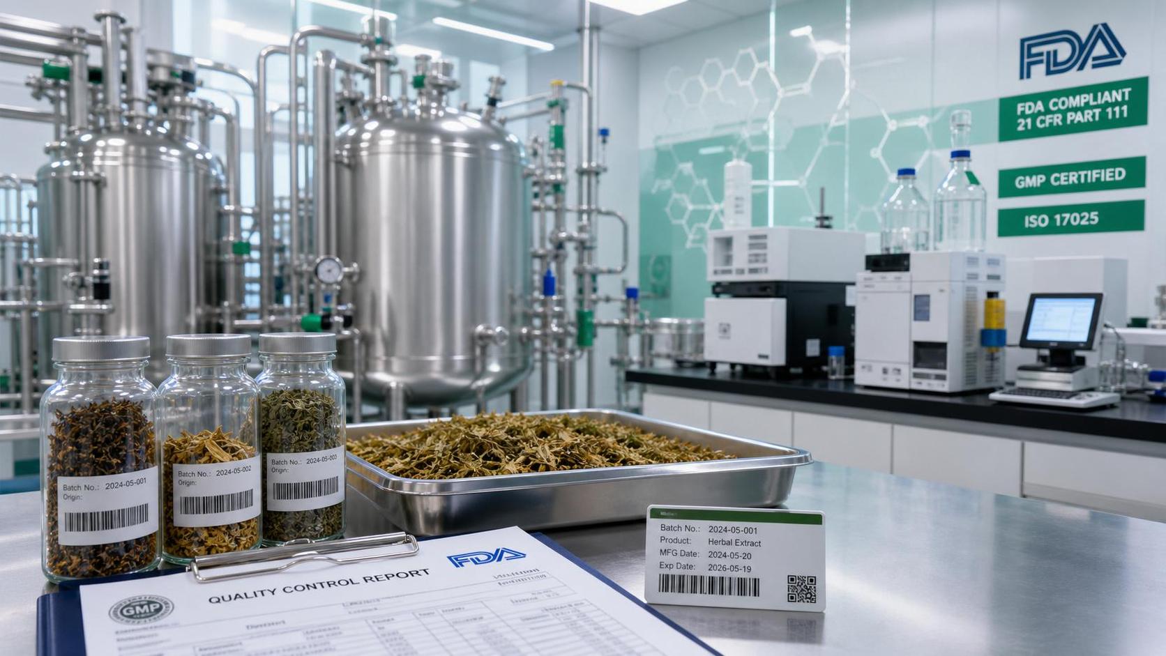 FDA Compliance Quality Control: Common Gaps in Botanical Extract Production