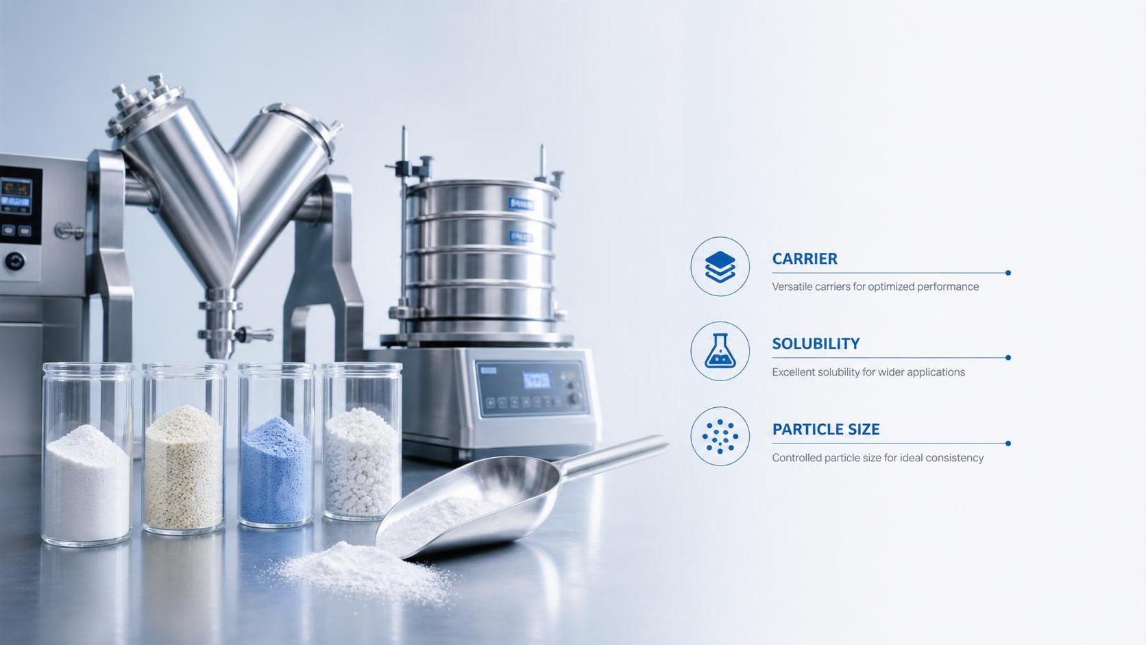 Powder Ingredient Applications: Which Carrier, Solubility, and Particle Size Fit Your Formula?