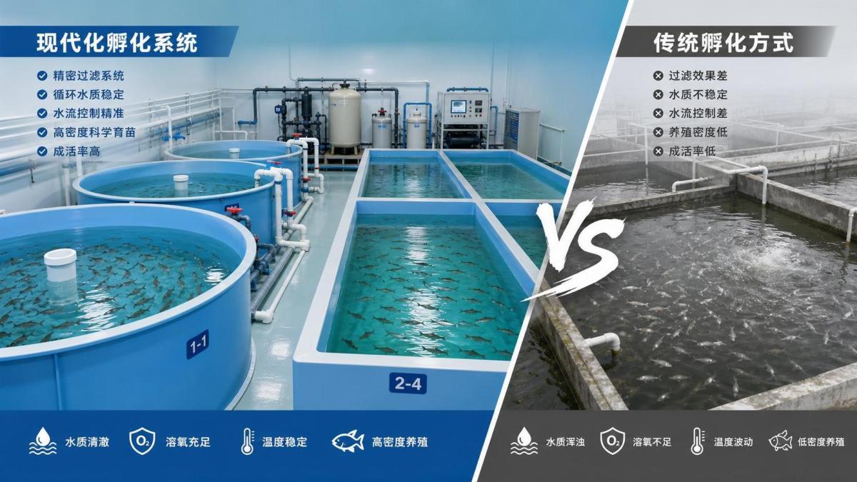 Fish Hatchery Specification Comparison: Tanks, Flow Rate, Filtration, and Stocking Density Fish Hatchery Specification Comparison: Tanks, Flow Rate, Filtration, and Stocking Density