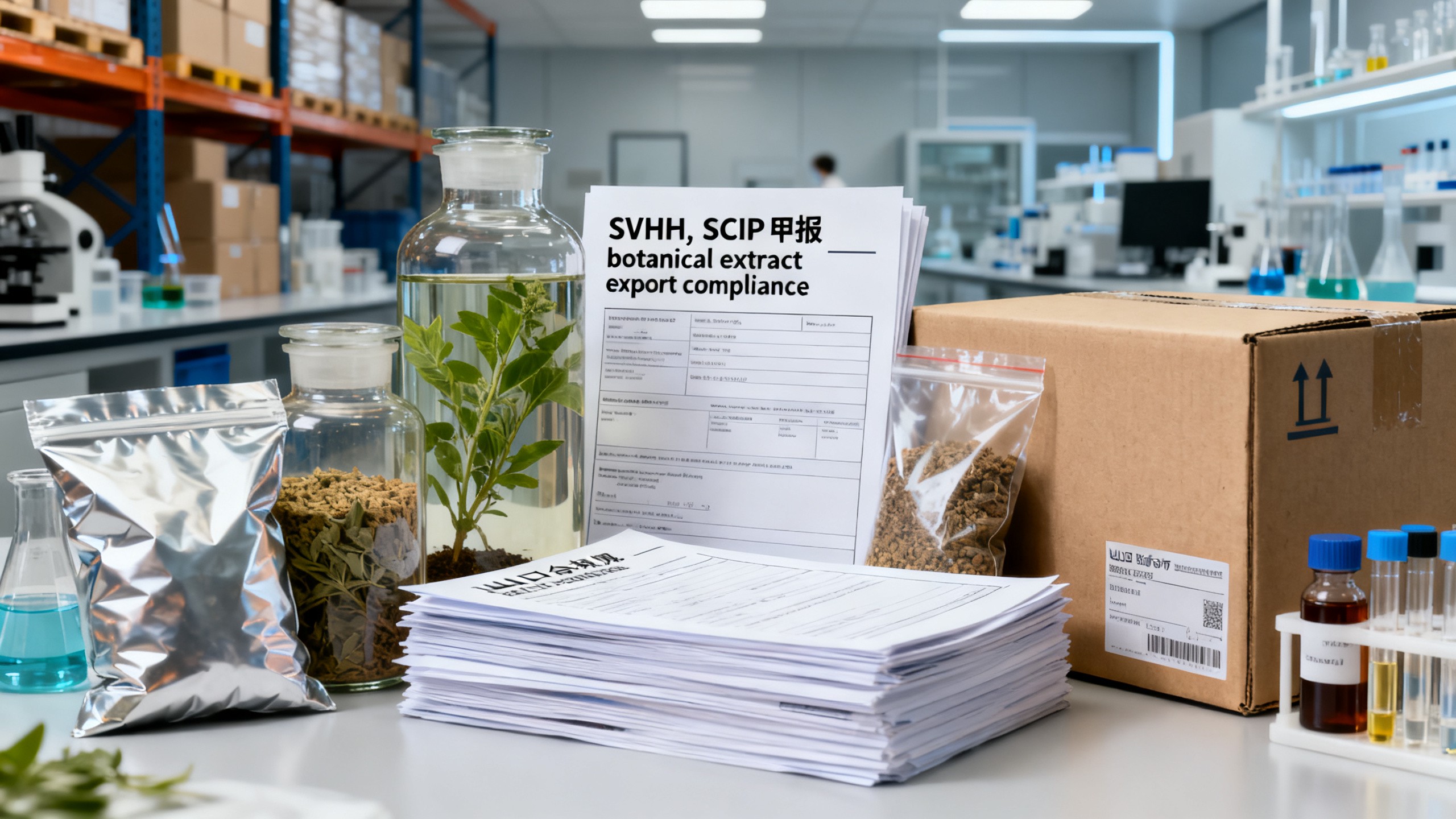ECHA SVHC Update Reshapes Botanical Extract Exports