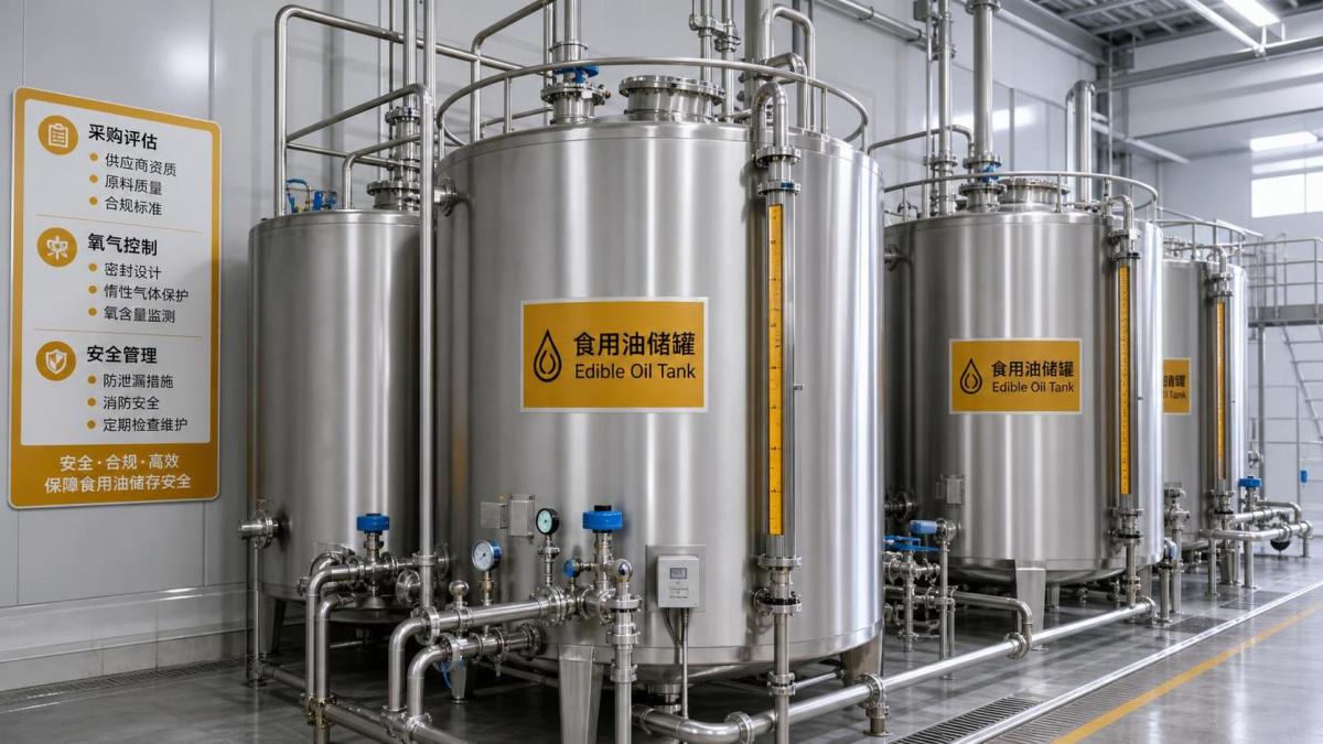 Procurement and Safety Considerations for Industrial Edible Oil Tanks