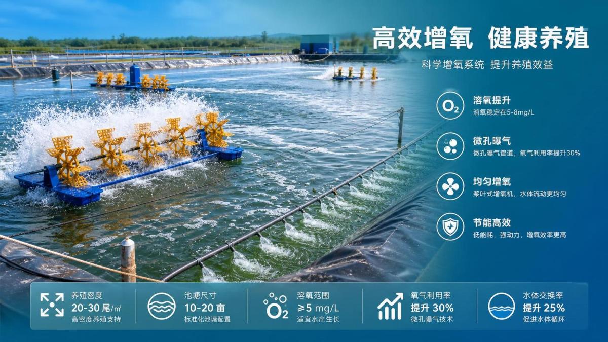 How to Choose Aeration Systems for Aquaculture Ponds by Stocking Density and Pond Size