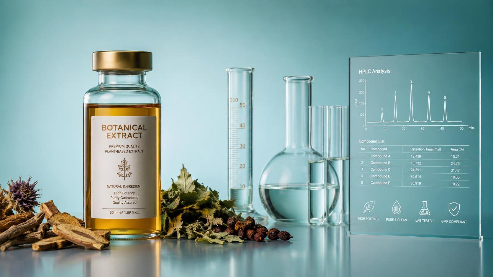 Choosing Botanical Extracts for Pharmaceuticals: Potency, Purity, and Compliance