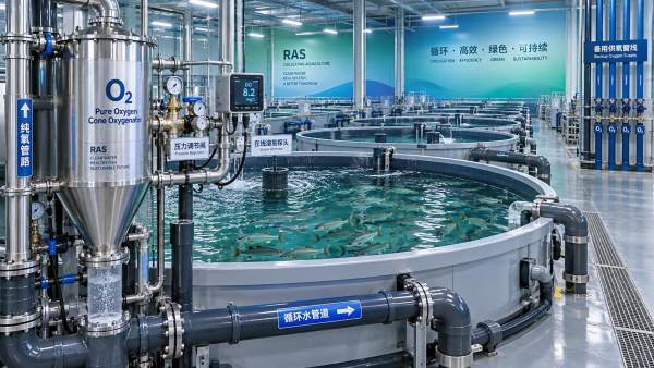 Selecting Pure Oxygen Systems for High-Density Aquaculture and RAS Operations