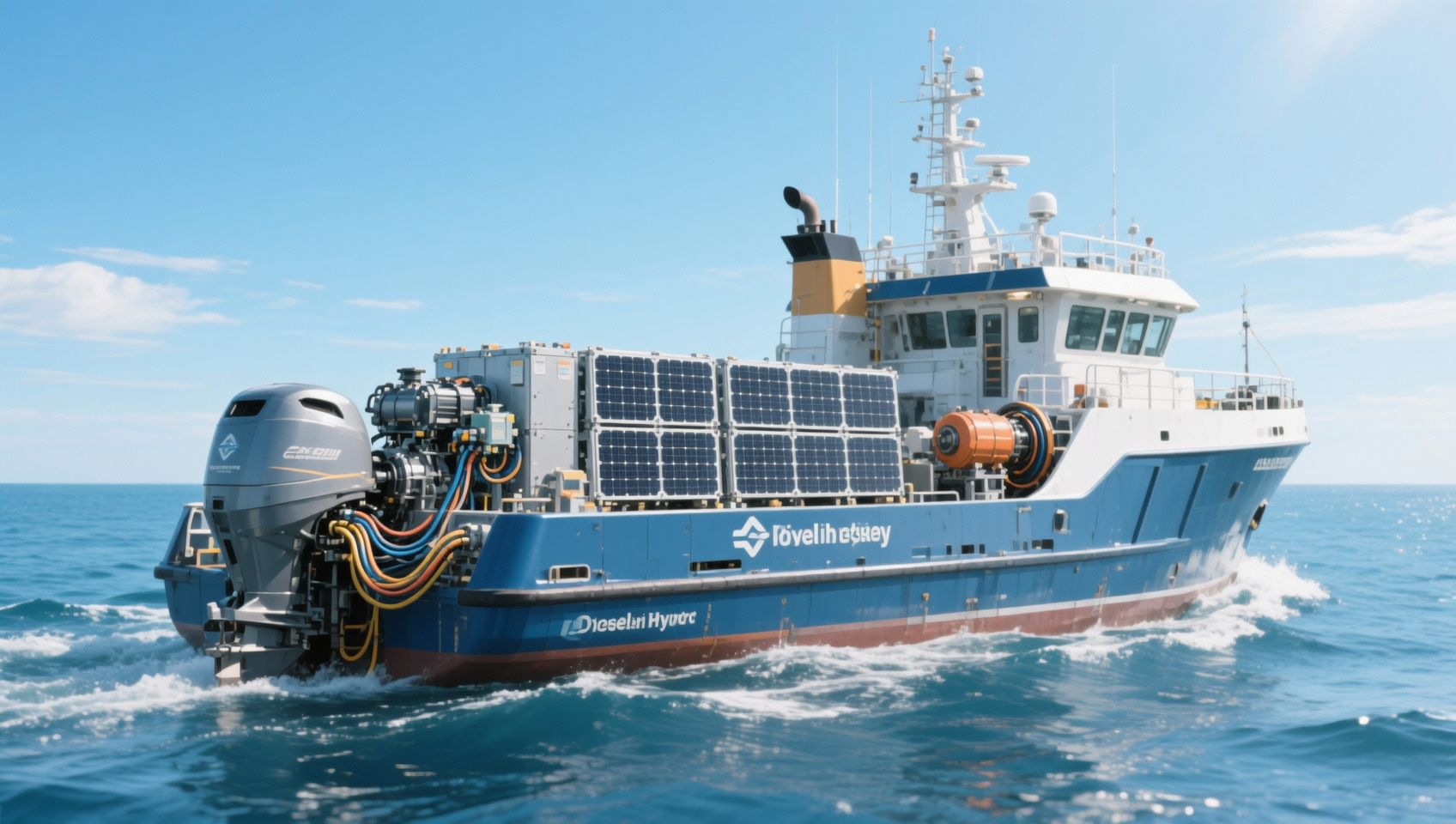 Do commercial fishing vessels with hybrid diesel-electric propulsion reduce fuel cost per kg landed by more than 12%?