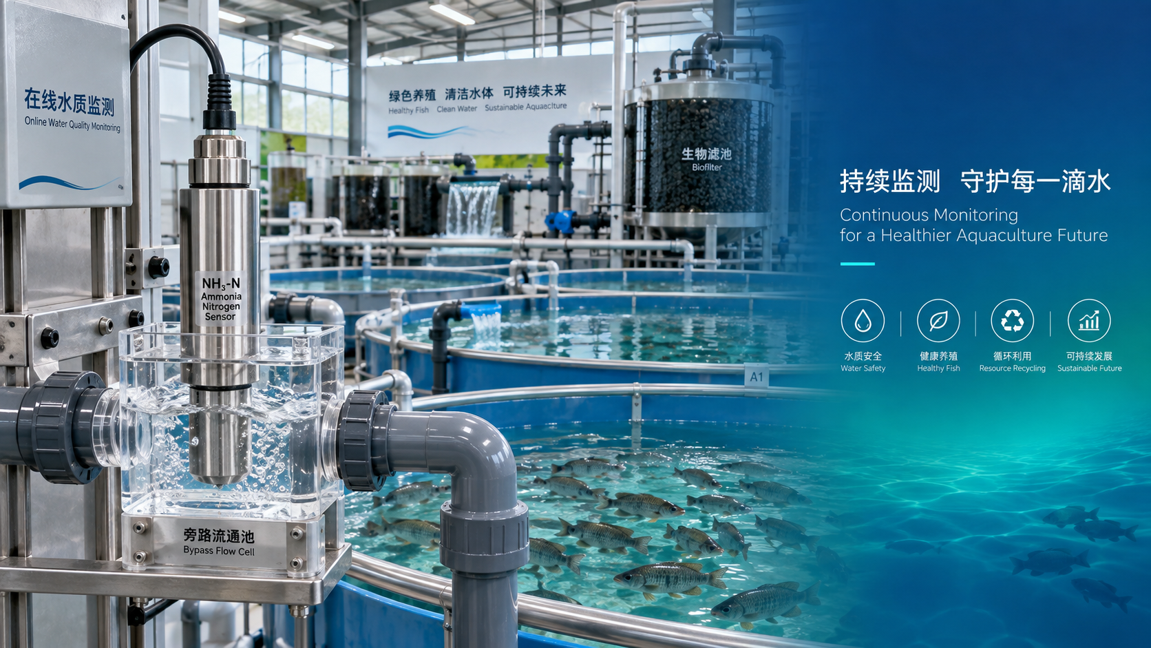 How to Select an Ammonia Water Quality Sensor for Aquaculture Systems