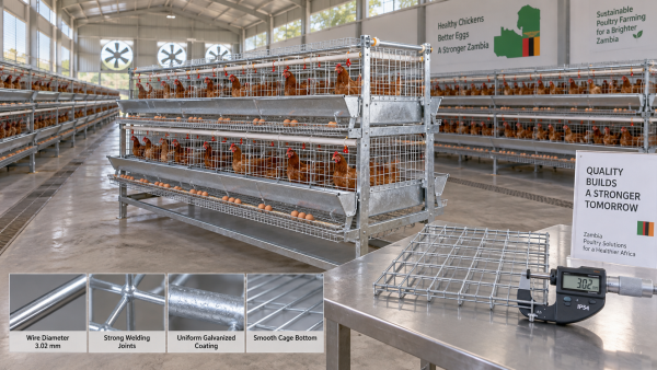 Layer Cage Wire and Galvanizing: Durability Checks for Farms in Zambia Layer Cage Wire and Galvanizing: Durability Checks for Farms in Zambia