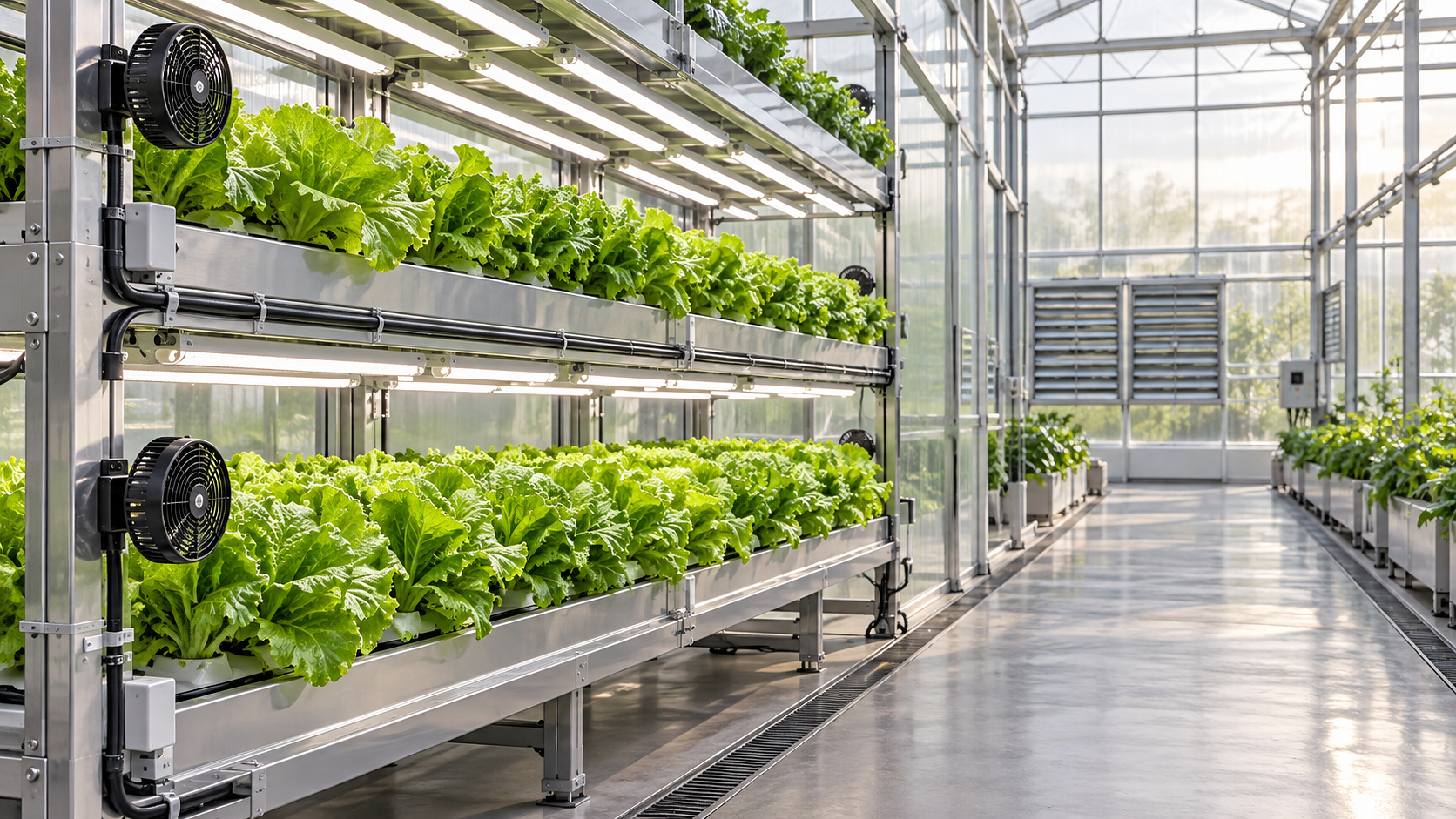 Greenhouse Equipment for Vertical Farming: Choosing Lighting and Ventilation