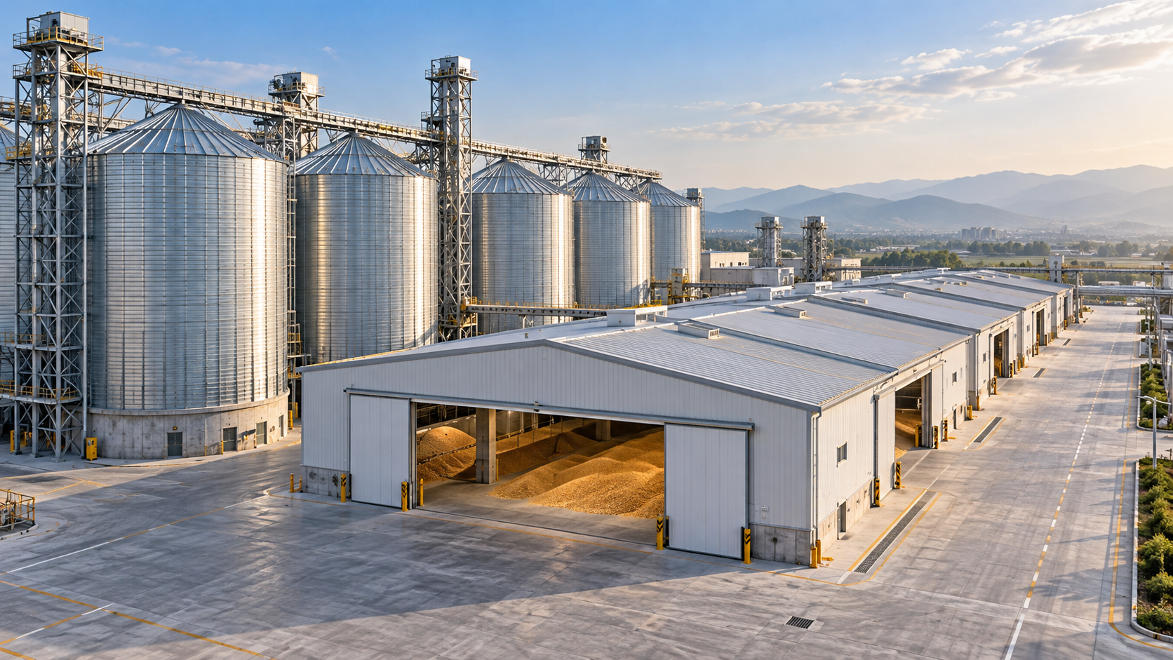 Grain Silos vs