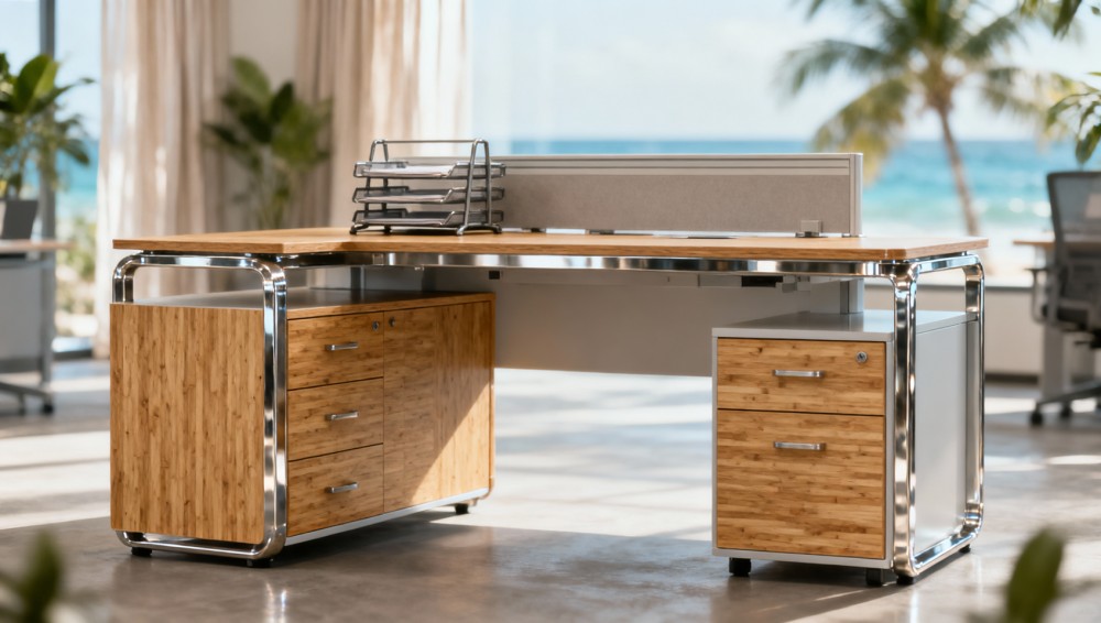 Office furniture buyers are quietly switching to hybrid materials — not for sustainability, but for durability in humid climates