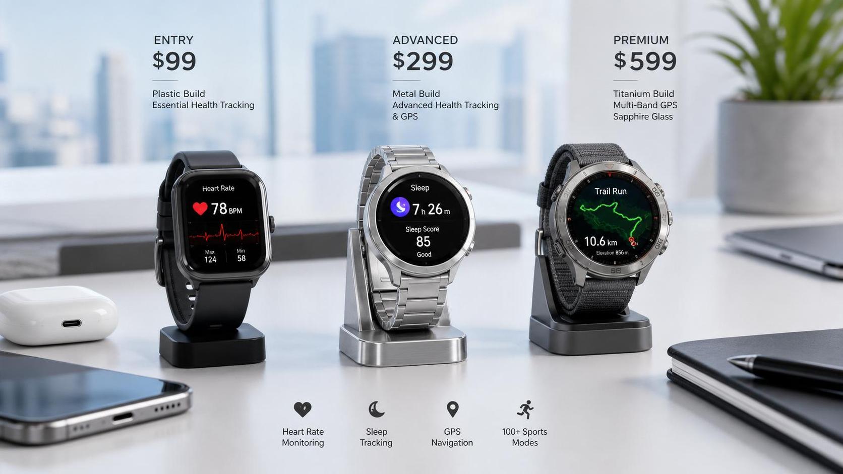 Smart Watches Price Range: How Features Change the Final Cost