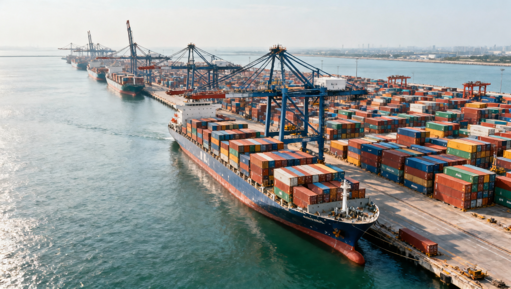 China Port Trade Throughput Rises as ECI Slips